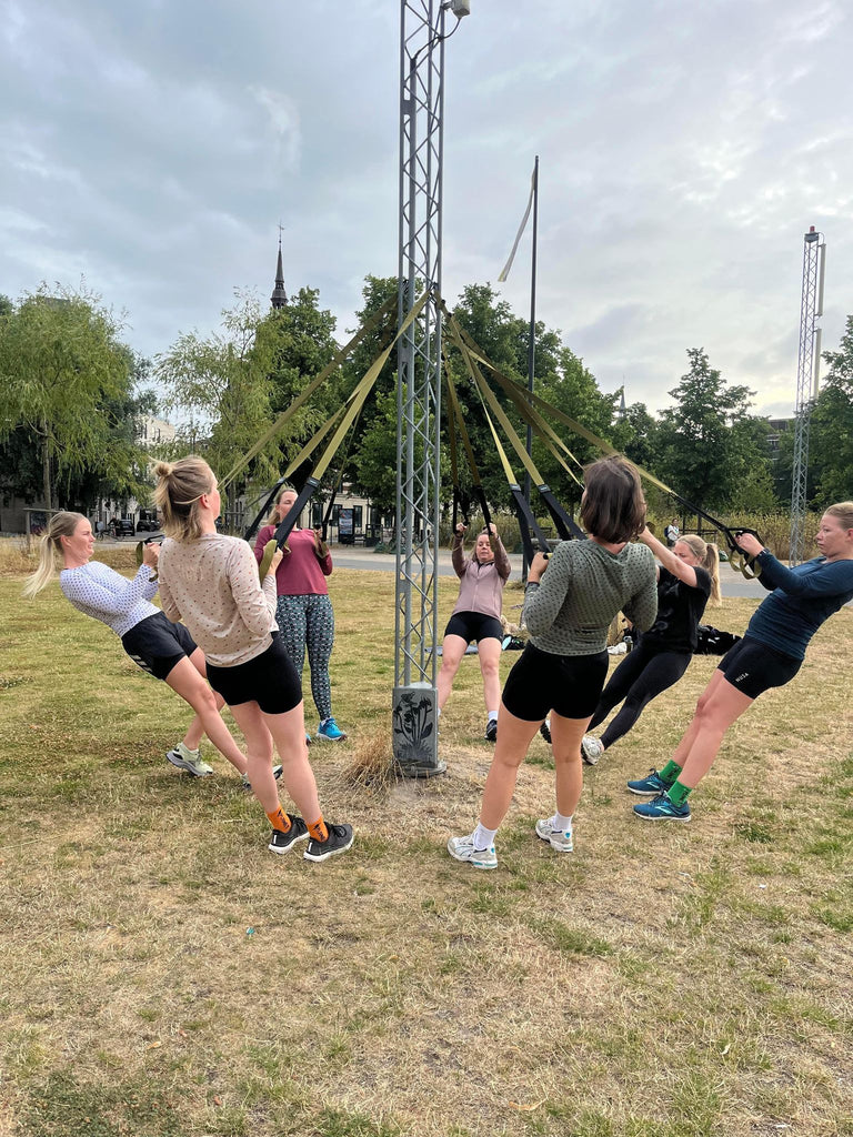 Training session in Nørrebroparken